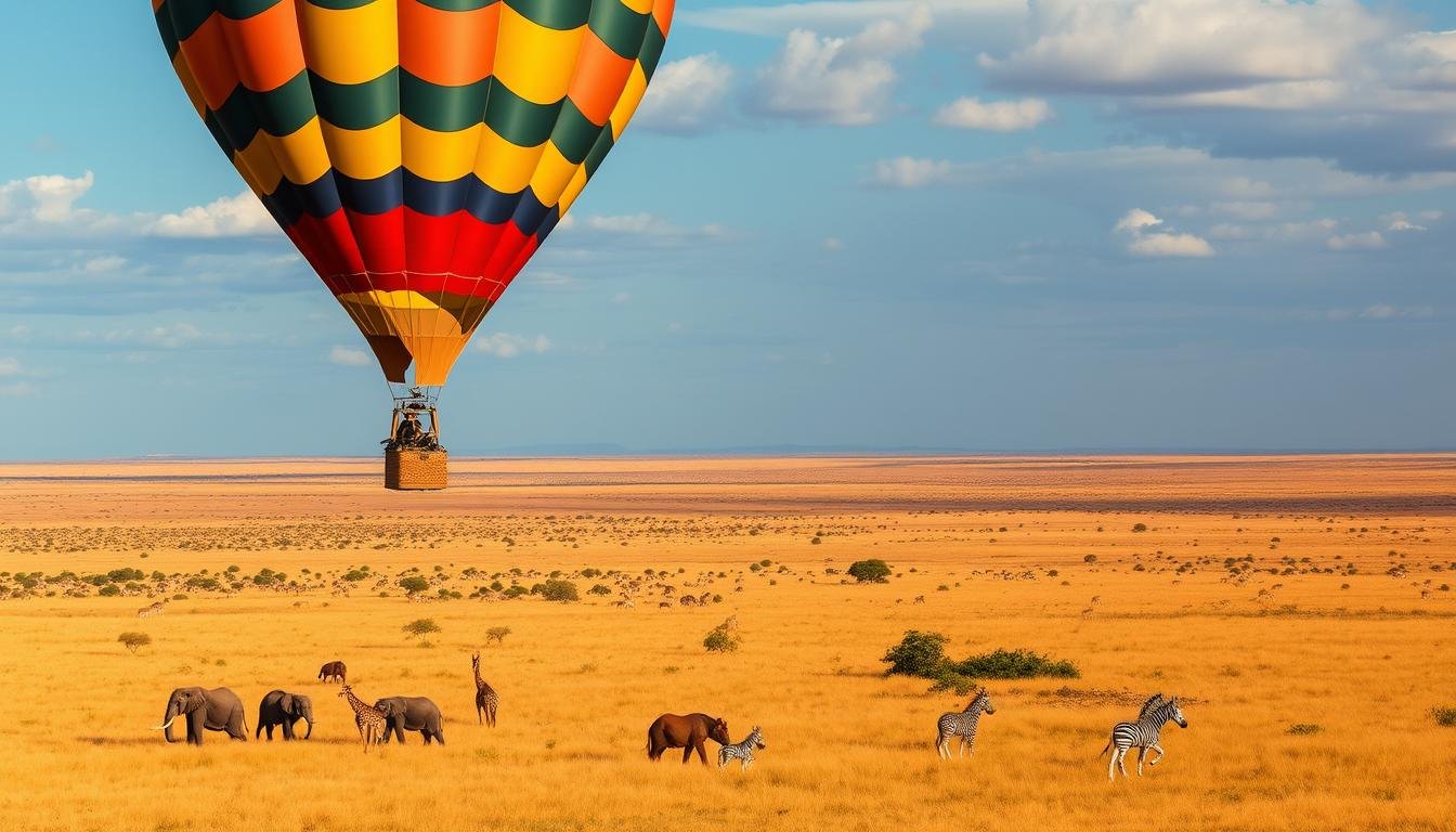 Serengeti balloon flight