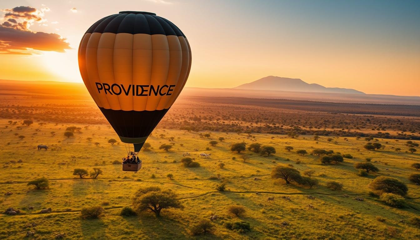 luxury balloon excursions Tanzania