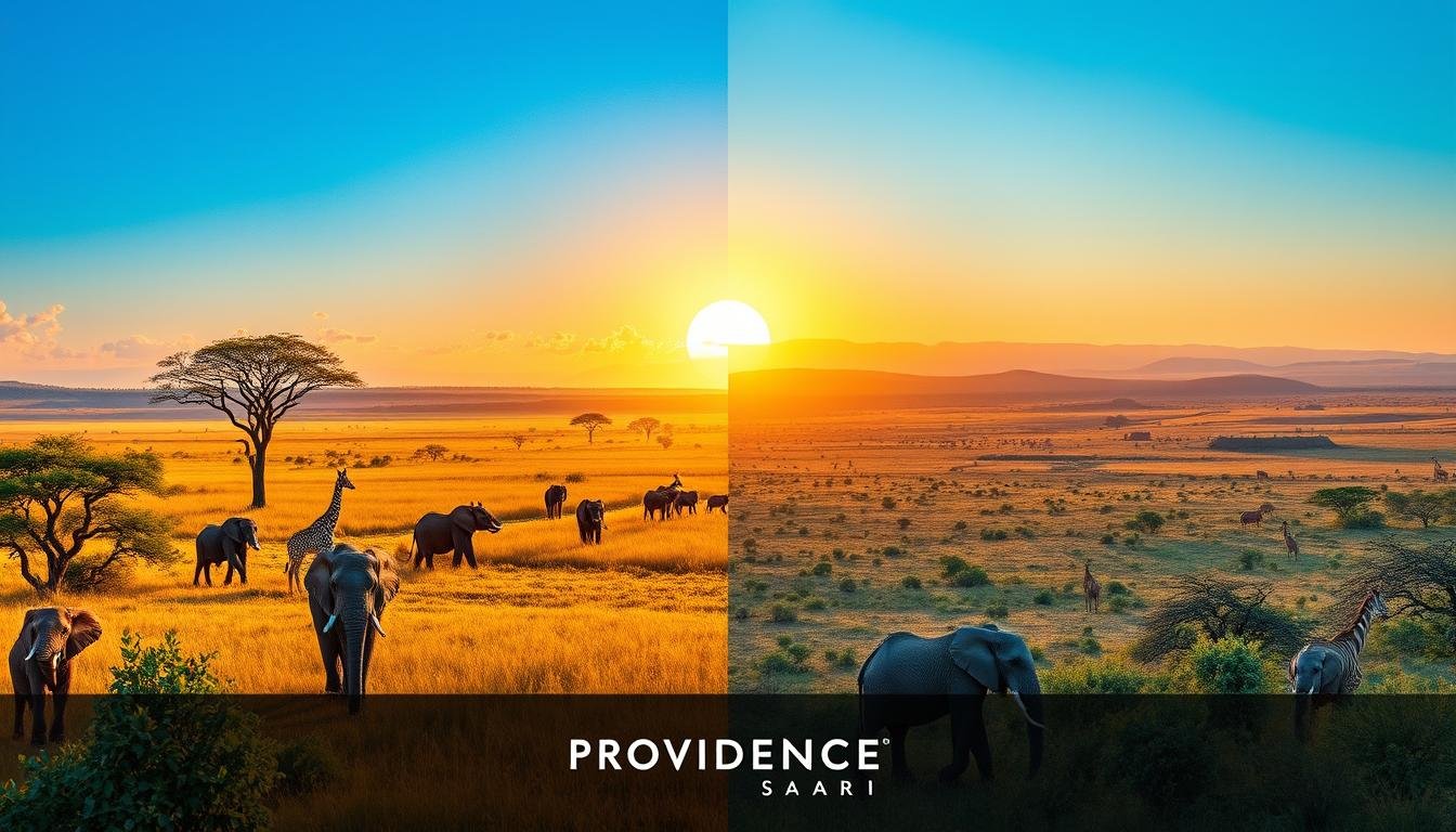 safari in kenya vs tanzania