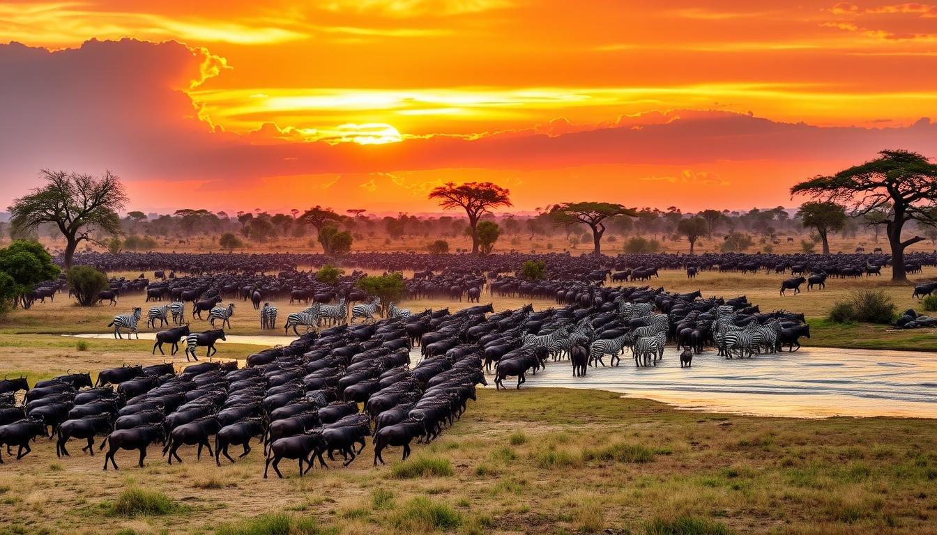 tanzania wildebeest migration